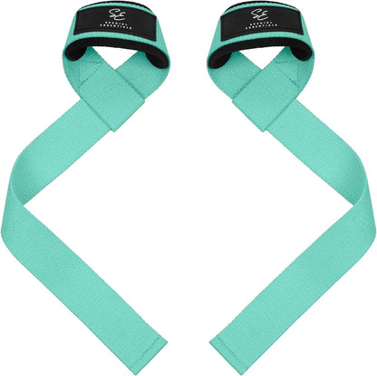 Wrist Straps for Weightlifting - Premium Padded Neoprene Adjustable Gym Lifting Straps Designed for Men and Women - Enhance Bodybuilding, Powerlifting, and Strength Training